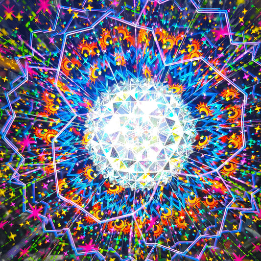Handmade Starry Glow Kaleidoscope | 3D Visual Art & Unique Gift for Star Gazers & Astronomy Enthusiasts