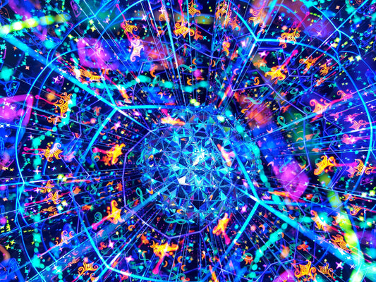 Tarot Portal — Handcrafted Kaleidoscope with Mystical Tarot-Inspired Patterns