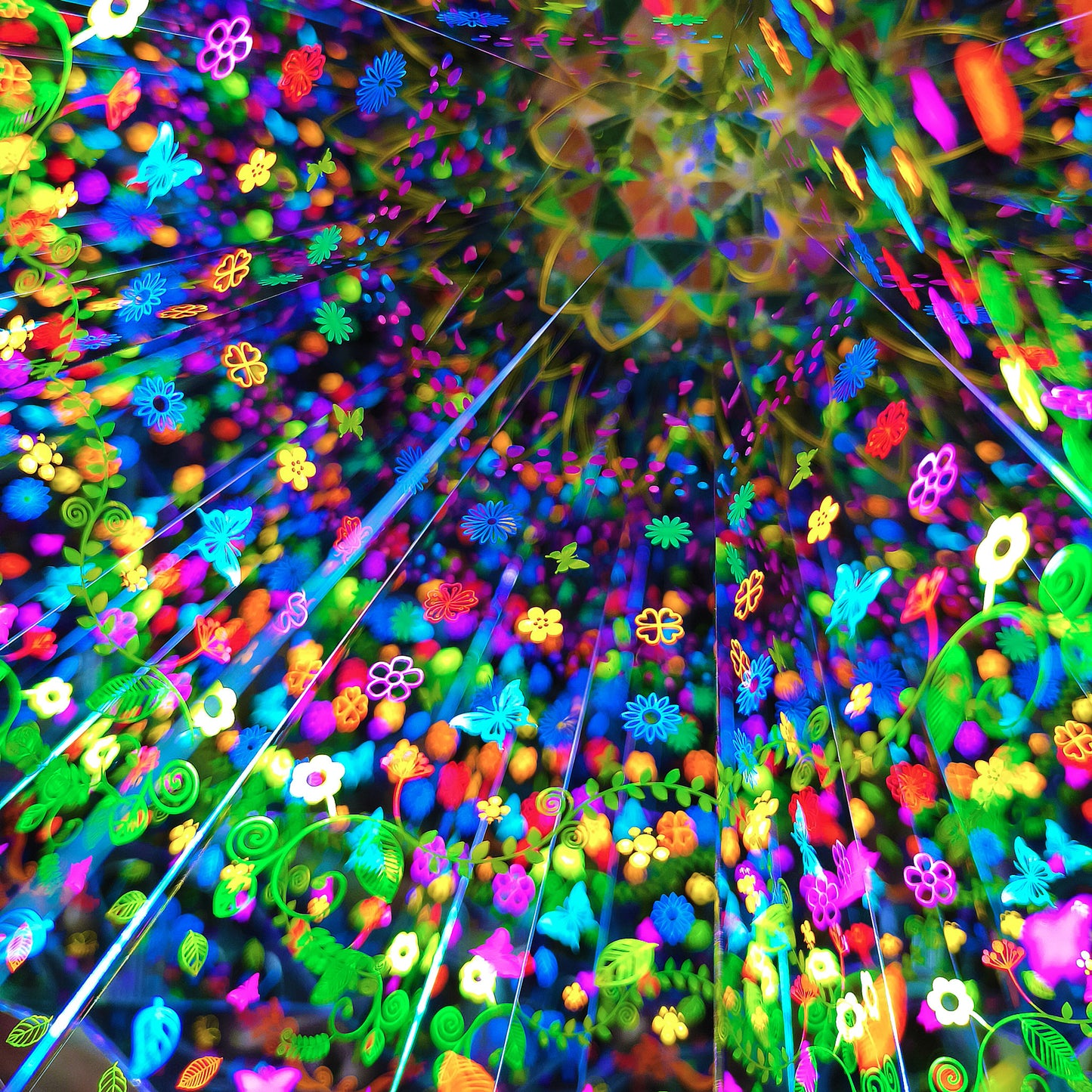 Handmade Floral Reverie Kaleidoscope | Handcrafted 3D Visual Art & Decor