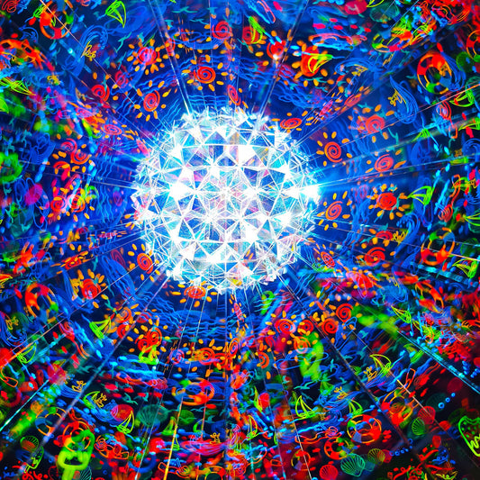 Summer Beach Kaleidoscope | Handcrafted Visual Art & Unique Gift