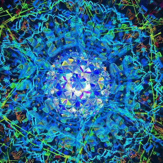 Winter Delight Kaleidoscope: A Handcrafted Portal to Winter's Magic