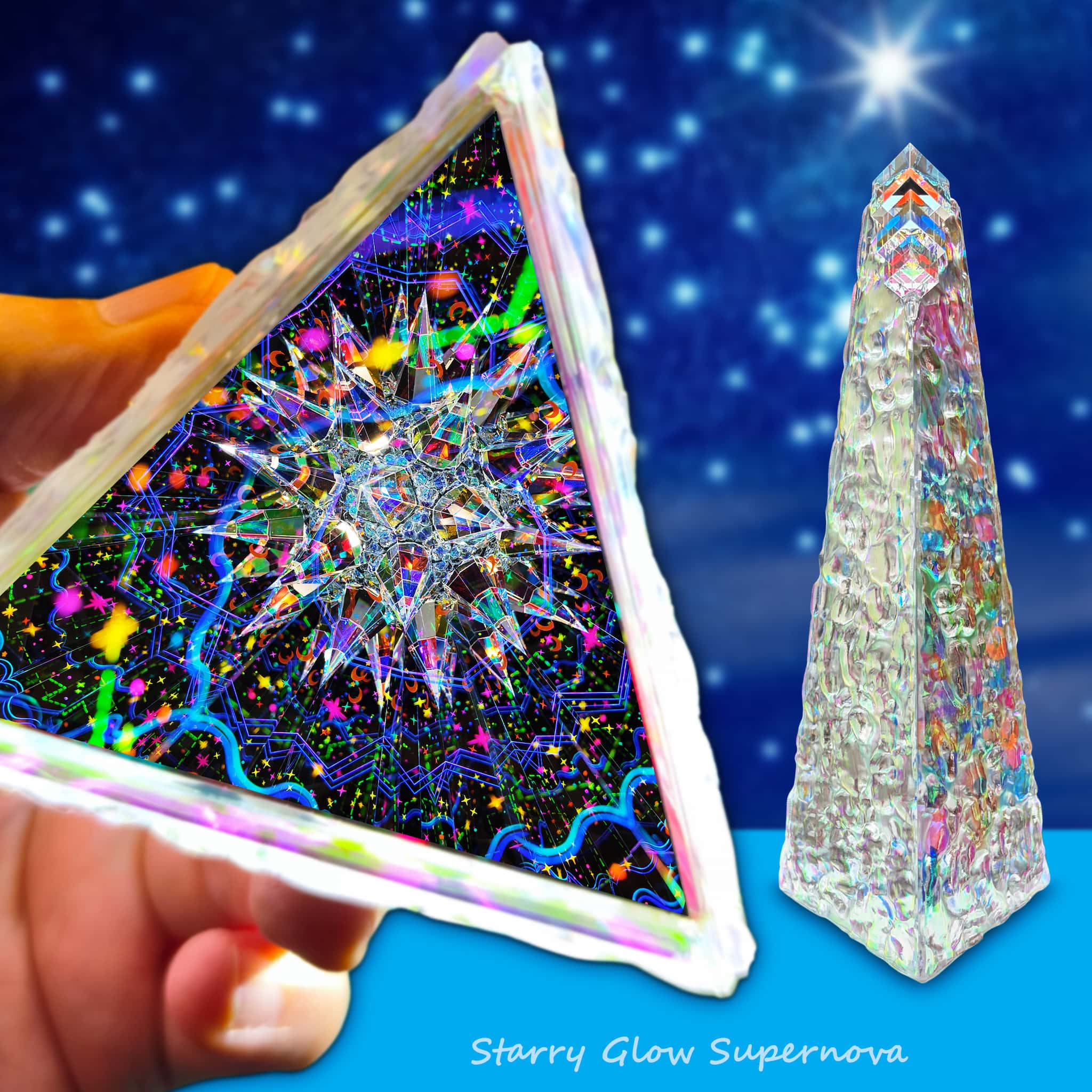 Handmade Kaleidoscope – Starry Glow Supernova Light Prism | Unique