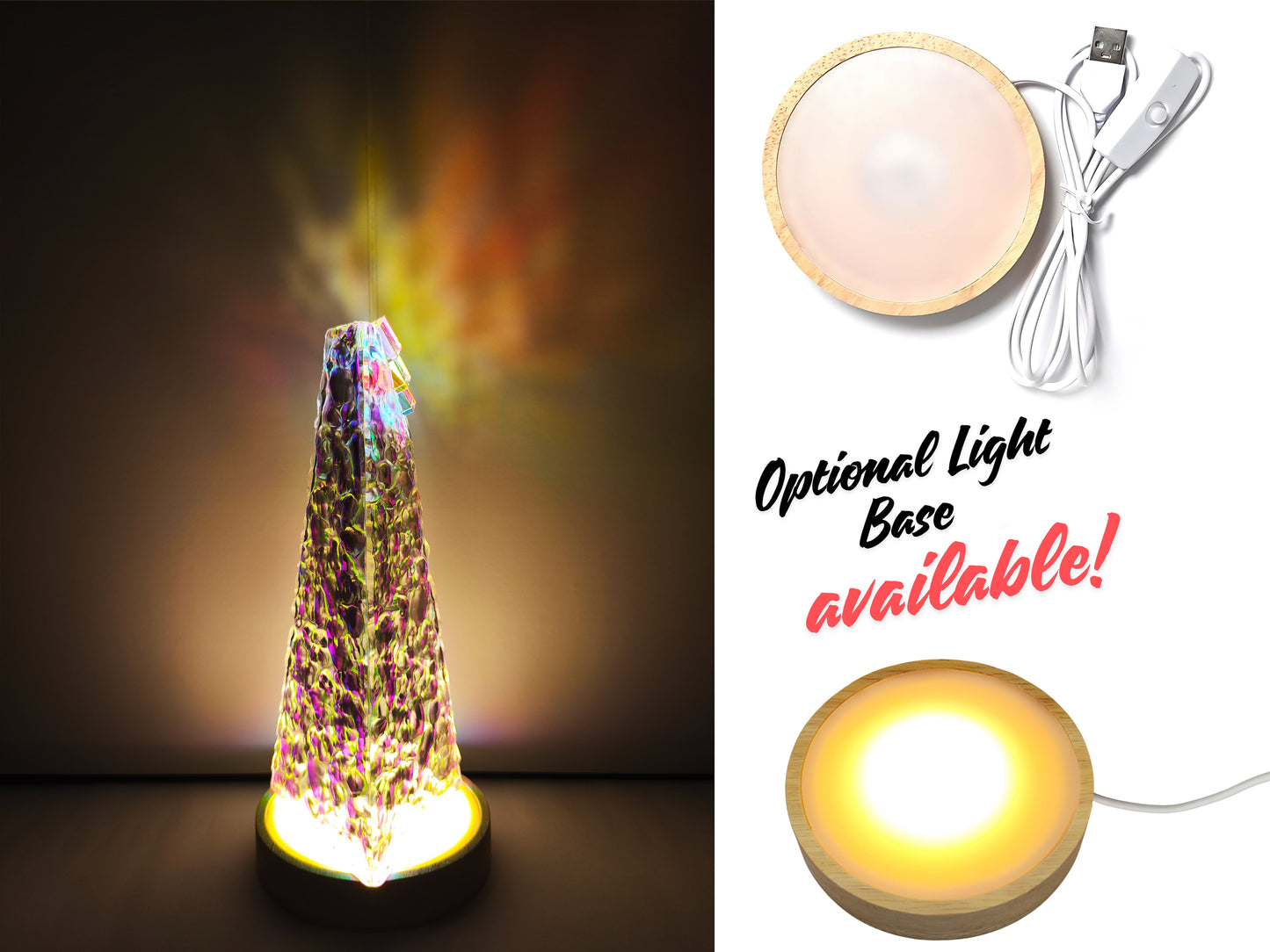 3D Handcrafted Kaleidoscope - with 3 Cube Prisms on the top - Starry Glow Supernova Theme - Perfect Gift for All Ages