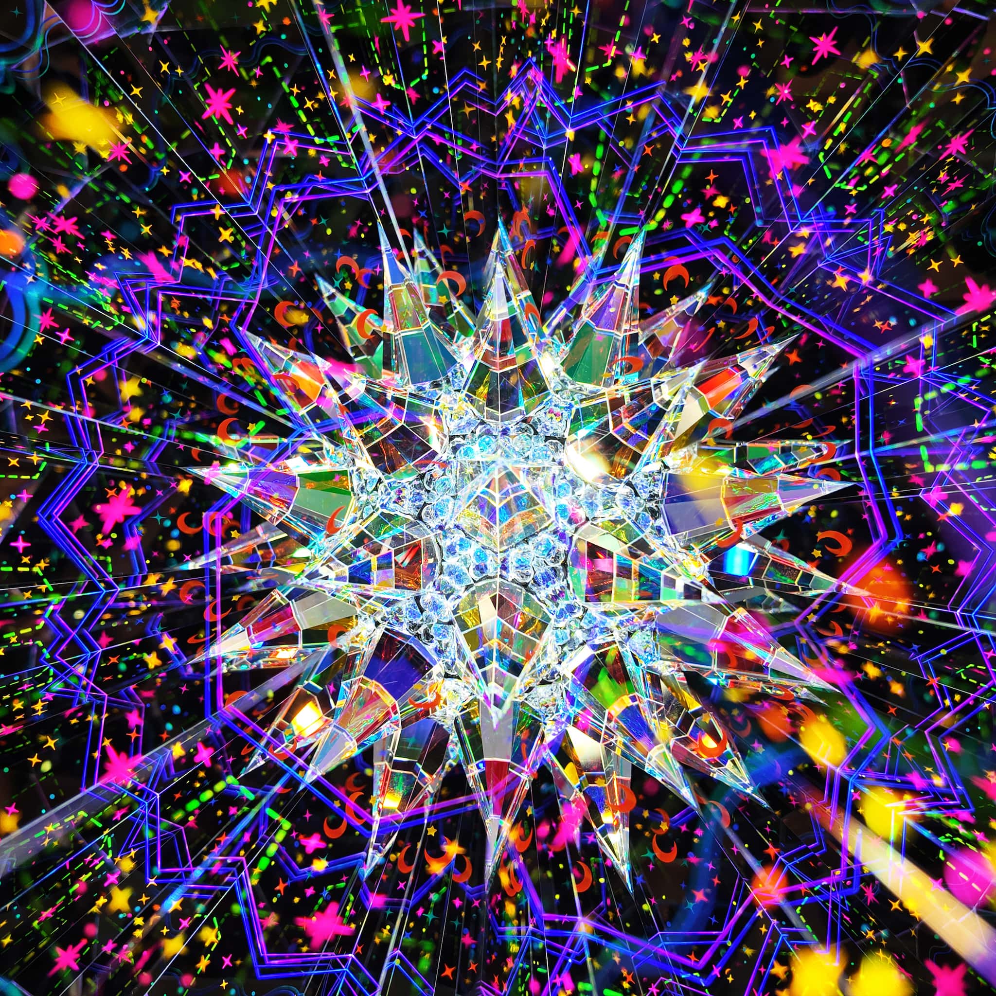 Handmade Kaleidoscope – Starry Glow Supernova Light Prism | Unique