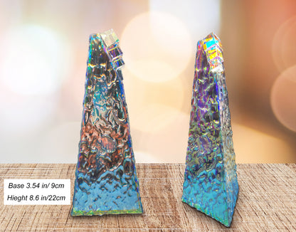3D Handcrafted Kaleidoscope - with 3 Cube Prisms on the top - Starry Glow Supernova Theme - Perfect Gift for All Ages