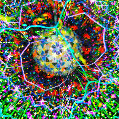 Handmade Starry Glow Kaleidoscope | 3D Visual Art & Unique Gift for Star Gazers & Astronomy Enthusiasts