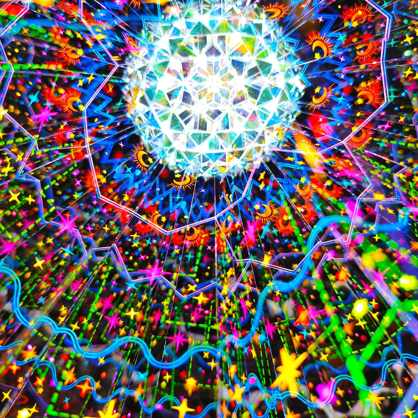 Handmade Starry Glow Kaleidoscope | 3D Visual Art & Unique Gift for Star Gazers & Astronomy Enthusiasts
