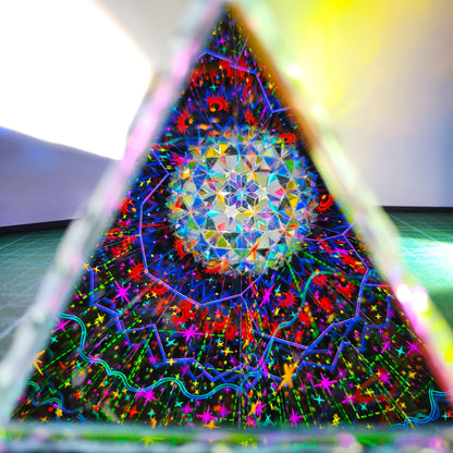 Handmade Starry Glow Kaleidoscope | 3D Visual Art & Unique Gift for Star Gazers & Astronomy Enthusiasts