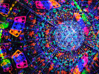 Tarot Portal — Handcrafted Kaleidoscope with Mystical Tarot-Inspired Patterns