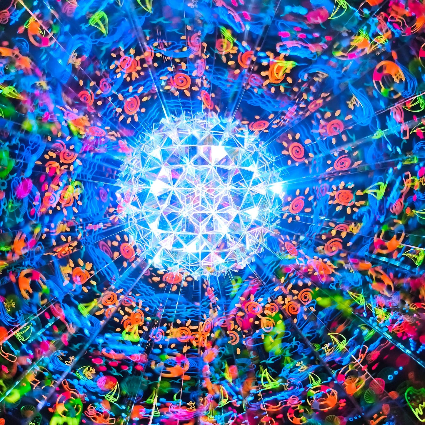 Summer Beach Kaleidoscope | Handcrafted Visual Art & Unique Gift