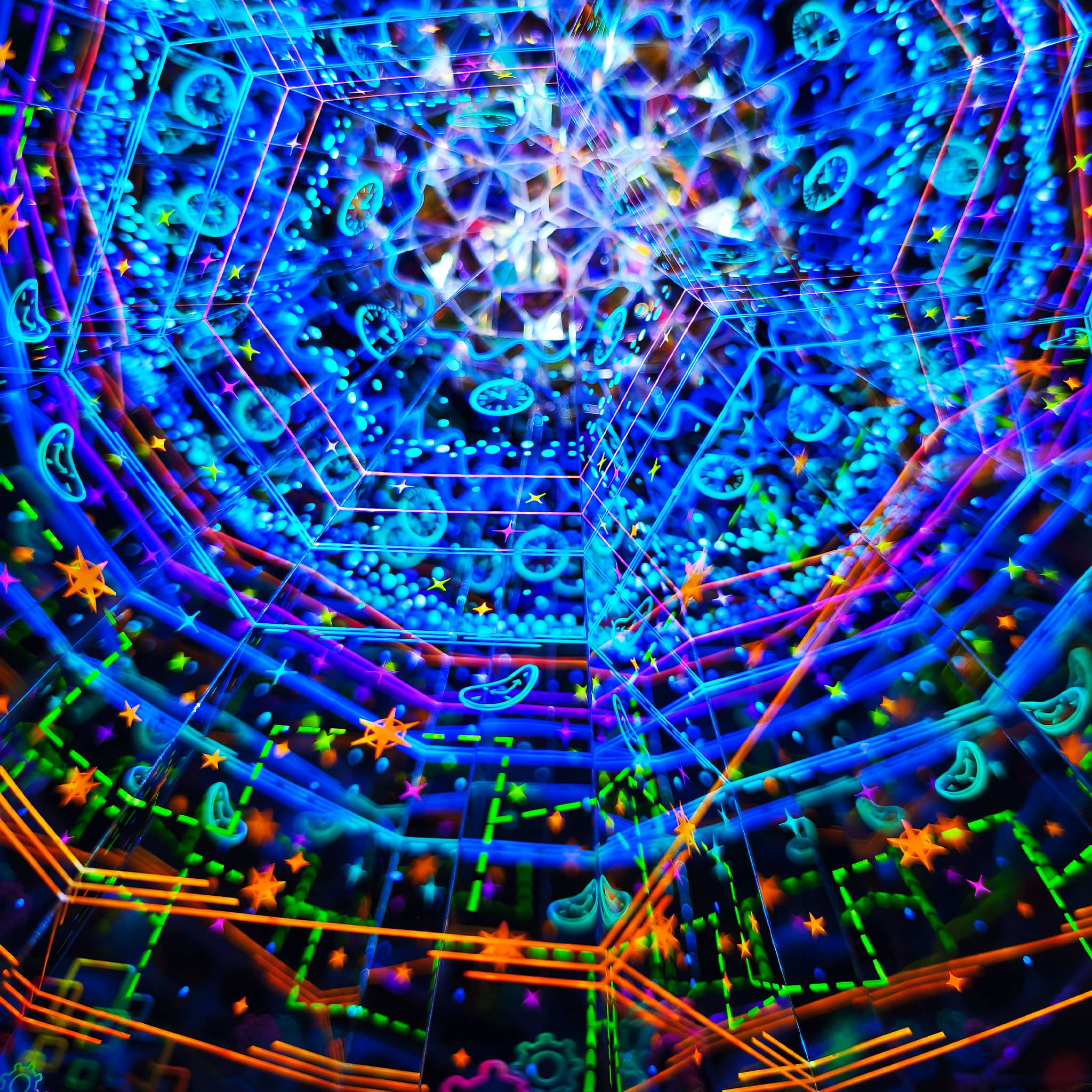 3D Kaleidoscope: Time Tunnel Theme - Unique Handcrafted Art & Gift