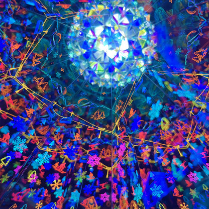 Winter Delight Kaleidoscope: A Handcrafted Portal to Winter's Magic